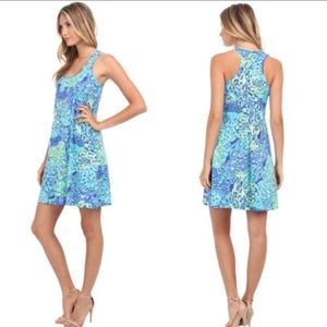 Lilly Pulitzer Melle Tank Dress Lagoon Print sz XS